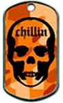 Chillin Military Dog Tag