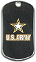 Army, Navy, Air Force, Marines Military Dog Tags