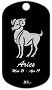 Zodiac Military Dog Tags