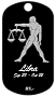 Horoscope Military Dog Tags