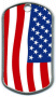 Country Flafs Military Dog Tags
