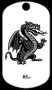 Dragons Military Dog Tags