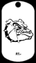 Bulldog Military Dog Tags
