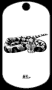Snakes Military Dog Tags