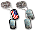 Set of Military Dog Tags